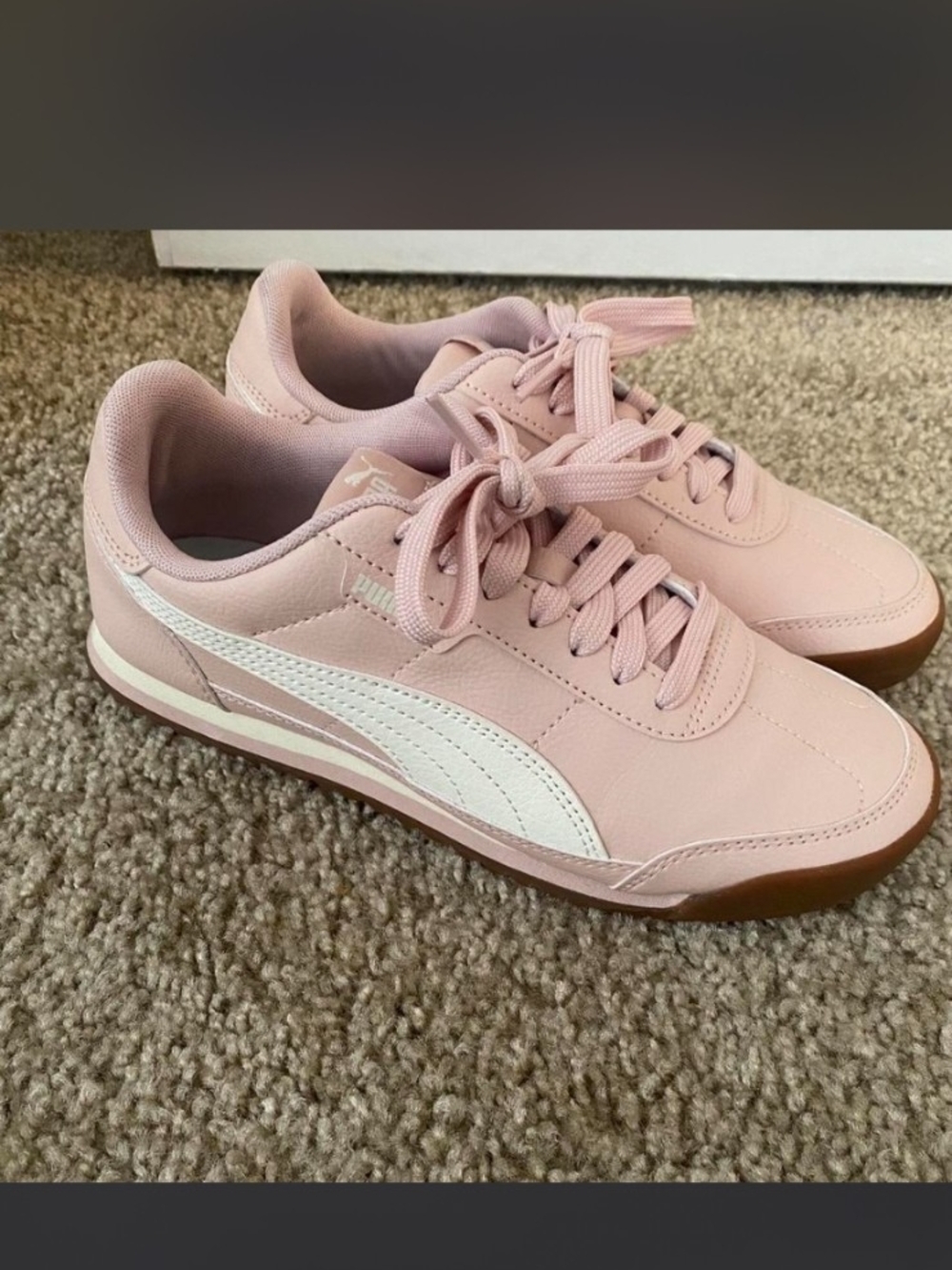Puma Women’s Pink Classic Sneaker with White Formstrip